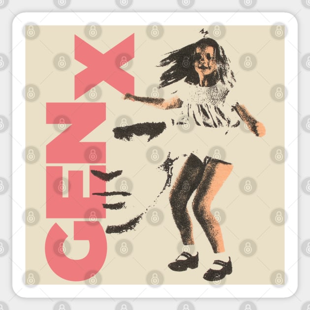 Gen X Sticker by darklordpug